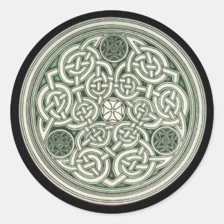 Celtic Sacred Knot, The Eternity Celtic knot Classic Round Sticker