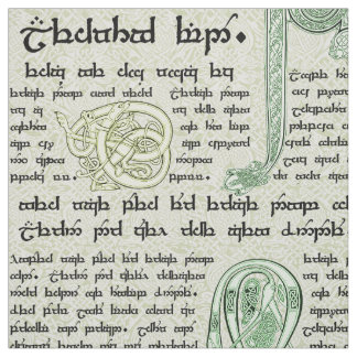 Celtic Sampler in Green Fabric