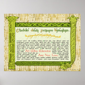 Celtic Sampler Poster