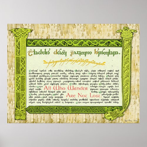 Celtic Sampler Poster