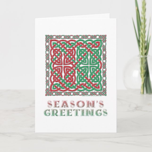 Celtic Season's Greetings Card (Front)