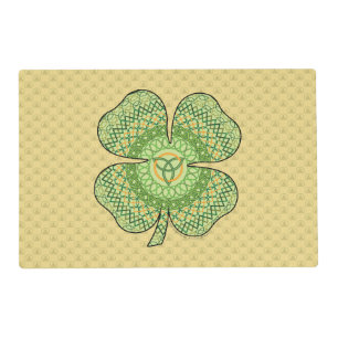 Celtic Shamrcok Laminated Place Mat