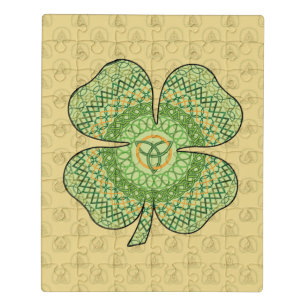 Celtic Shamrock Acrylic Puzzle