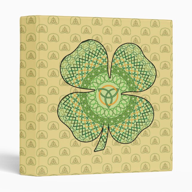 Celtic Shamrock Binder (Front/Spine)
