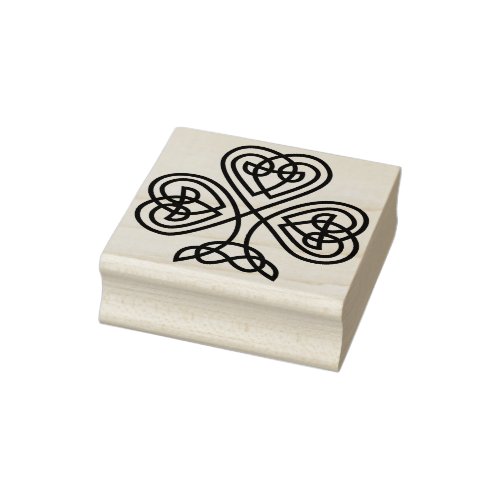 celtic shamrock cross art stamp