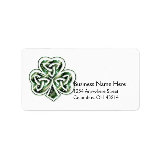 Irish Design Return Address Labels Zazzle