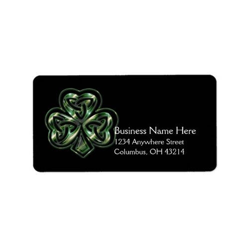 Celtic Shamrock Design 2 Address Labels 2