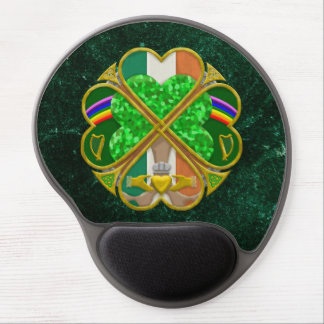 Celtic Shamrock Heritage Symbol Irish Inspired Gel Mouse Pad