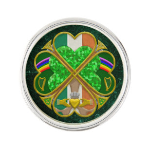 Celtic Shamrock Heritage Symbol Irish Inspired Lapel Pin