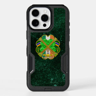Celtic Shamrock Heritage Symbol Irish Inspired iPhone 16 Pro Max Case