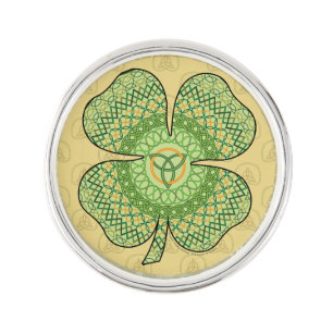 Celtic Shamrock Lapel Pin