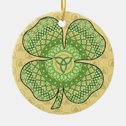 Celtic Shamrock Ornament