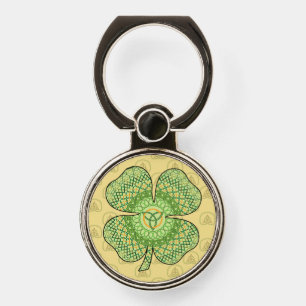 Celtic Shamrock Phone Ring