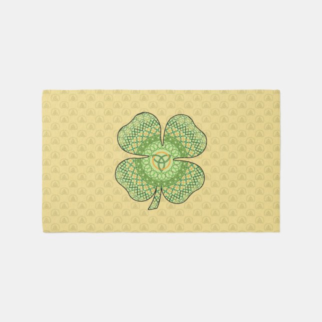 Celtic Shamrock Rug (Front)