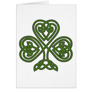 Celtic Shamrock - St Patricks Day Cards