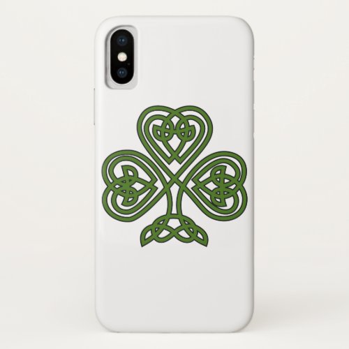 Celtic Shamrock _ St Patricks Day iPhone XS Case