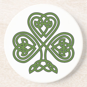 Celtic Shamrock - St Patricks Day Coaster