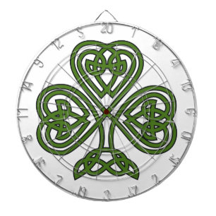Celtic Shamrock - St Patricks Day Dart Board