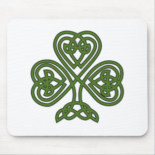 Celtic Shamrock - St Patricks Day Mouse Pad