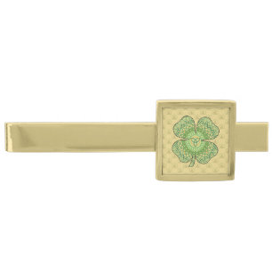 Celtic Shamrock Tie Clip