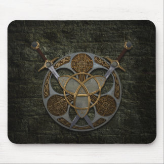 Celtic Shield and Swords Mouse Pad