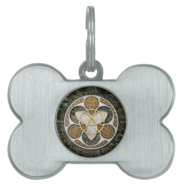 Celtic Shield Pet ID Tag (Front)