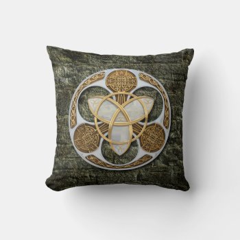 Celtic Shield Throw Pillow by packratgraphics at Zazzle