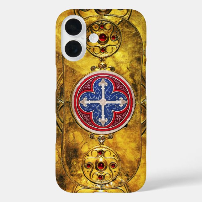 CELTIC SHIELD WITH  CONSECRATION CROSS Case-Mate iPhone CASE (Back)