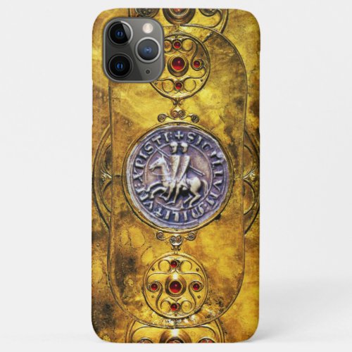 CELTIC SHIELD WITH SEAL OF THE KNIGHTS TEMPLAR iPhone 11 PRO MAX CASE