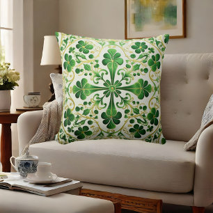 Celtic Sign Irish-themed Throw Pillow