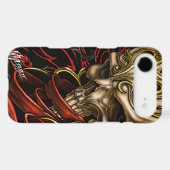 Celtic Skull iPhone 4 Case (Back (Horizontal))