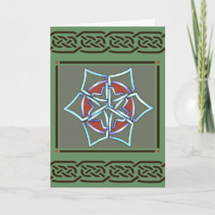 Celtic Snowflake Yule Card