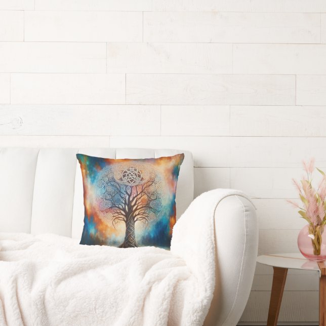 Celtic Soulfire Throw Pillow (Couch)