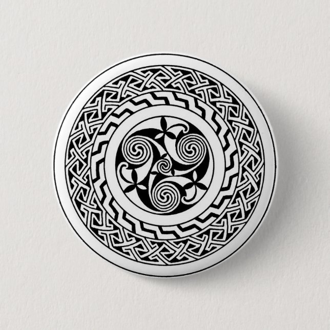 Celtic spiral button (Front)