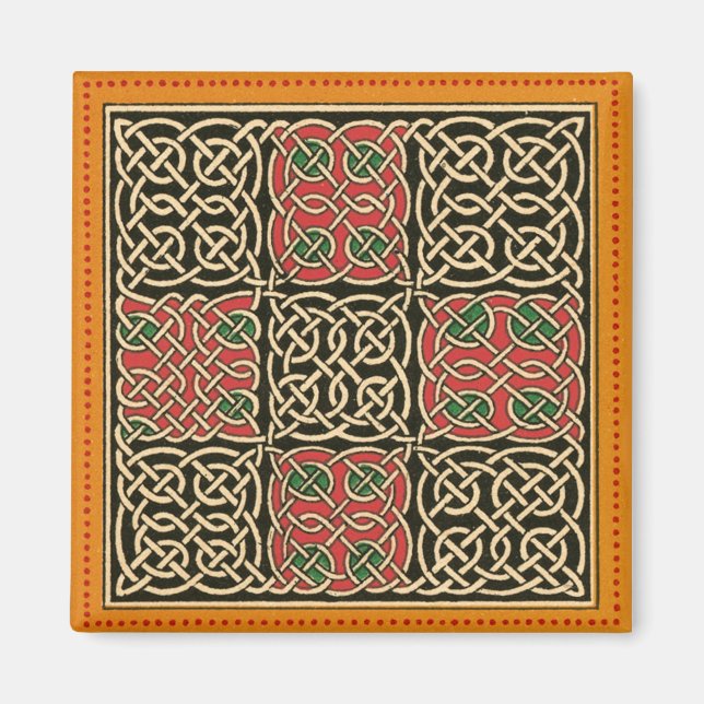 Celtic Spiral Design - Magnet (Front)