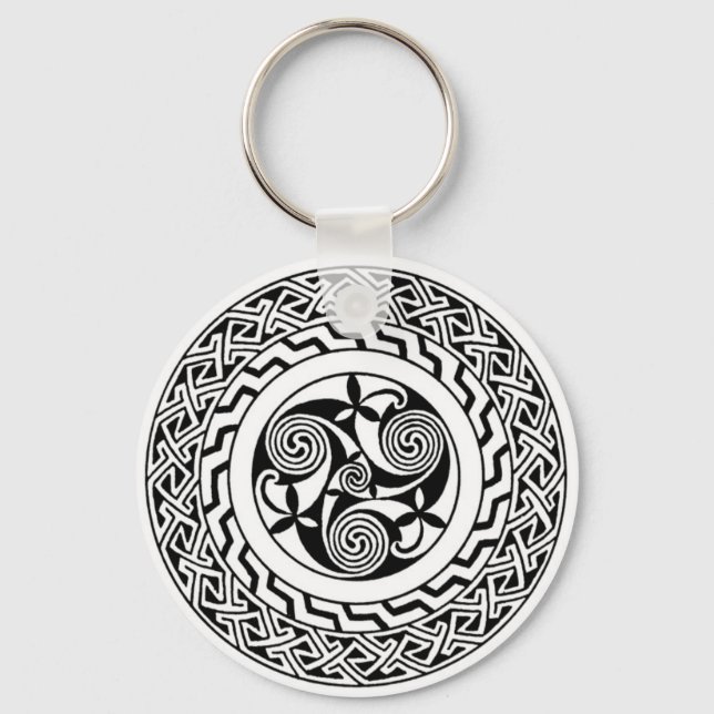 Celtic spiral keychain (Front)