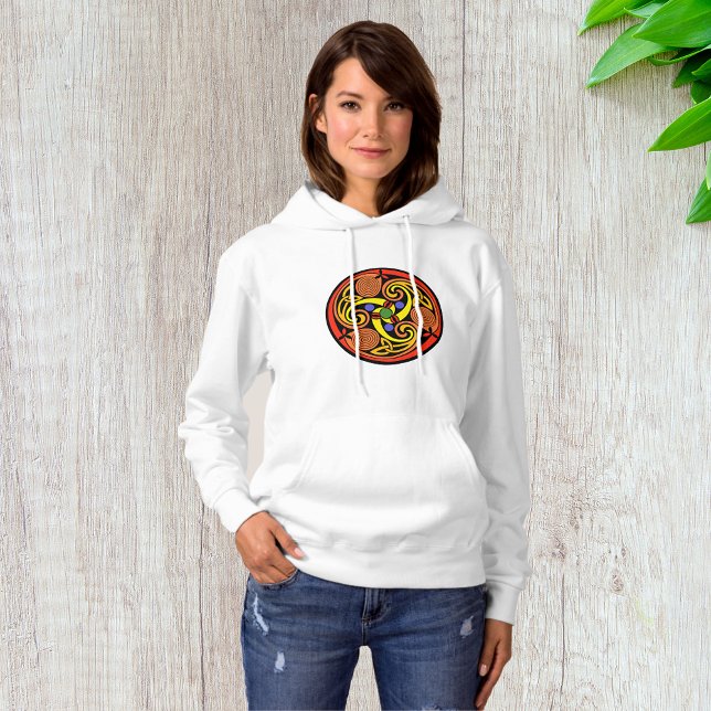 Celtic Spiral Womens Hoodie (Creator Uploaded)
