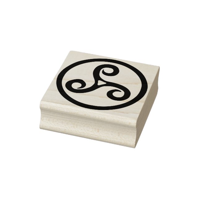 celtic spirals art stamp (Stamp)