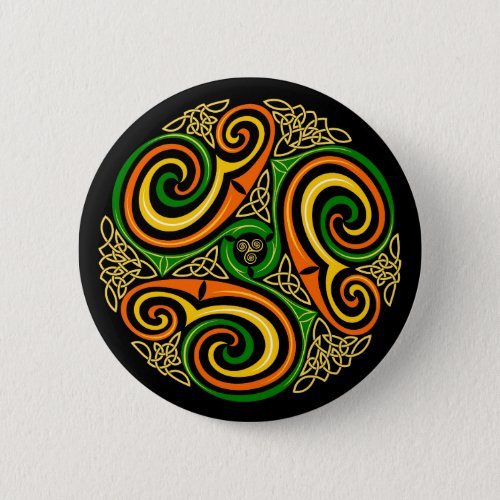 celtic spirals button