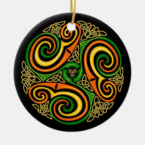 celtic spirals ornament