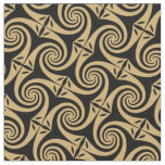 Celtic spirals pattern fabric design