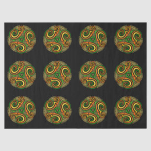 celtic spirals tissue paper