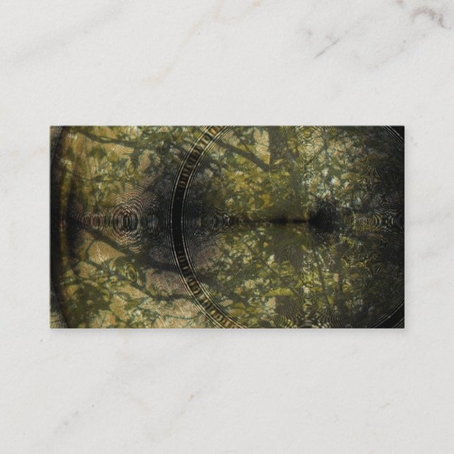 Celtic Spiritual Herbs Astrology Business Cards (Front)