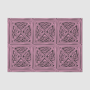 celtic square knot tissue paper