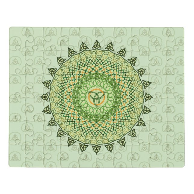 Celtic St. Patty's Day Acrylic Puzzle (Puzzle Horizontal)