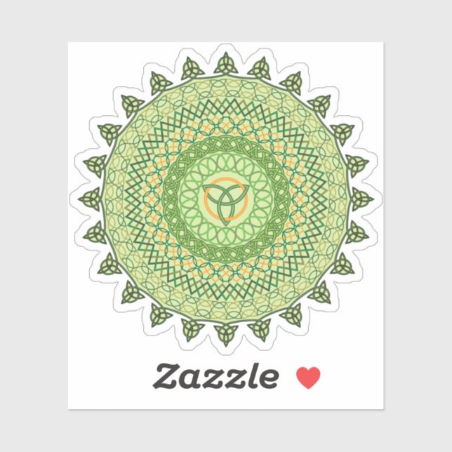 Celtic St. Patty's Day Contour Sticker (Sheet)