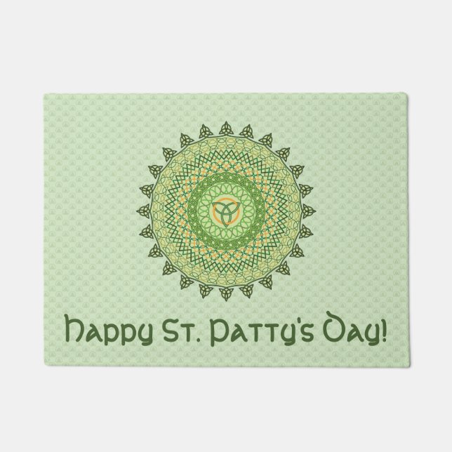 Celtic St. Patty's Day Doormat (Front)