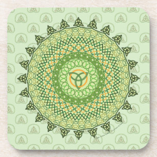 Celtic St. Patty's Day Square Coaster