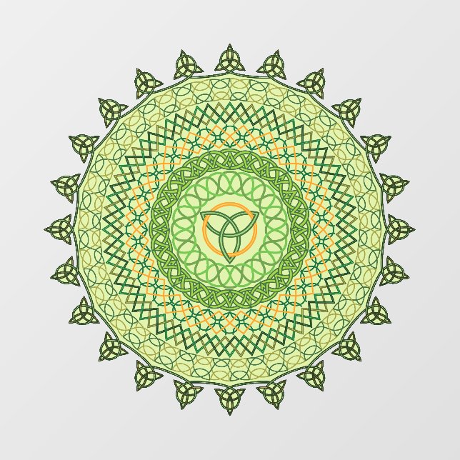 Celtic St. Patty's Day Wall Decal (Front)