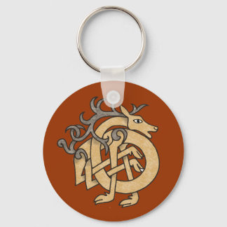 Celtic Stag Keychain